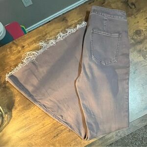 Free People Purple Flared Jeans Sz. 28